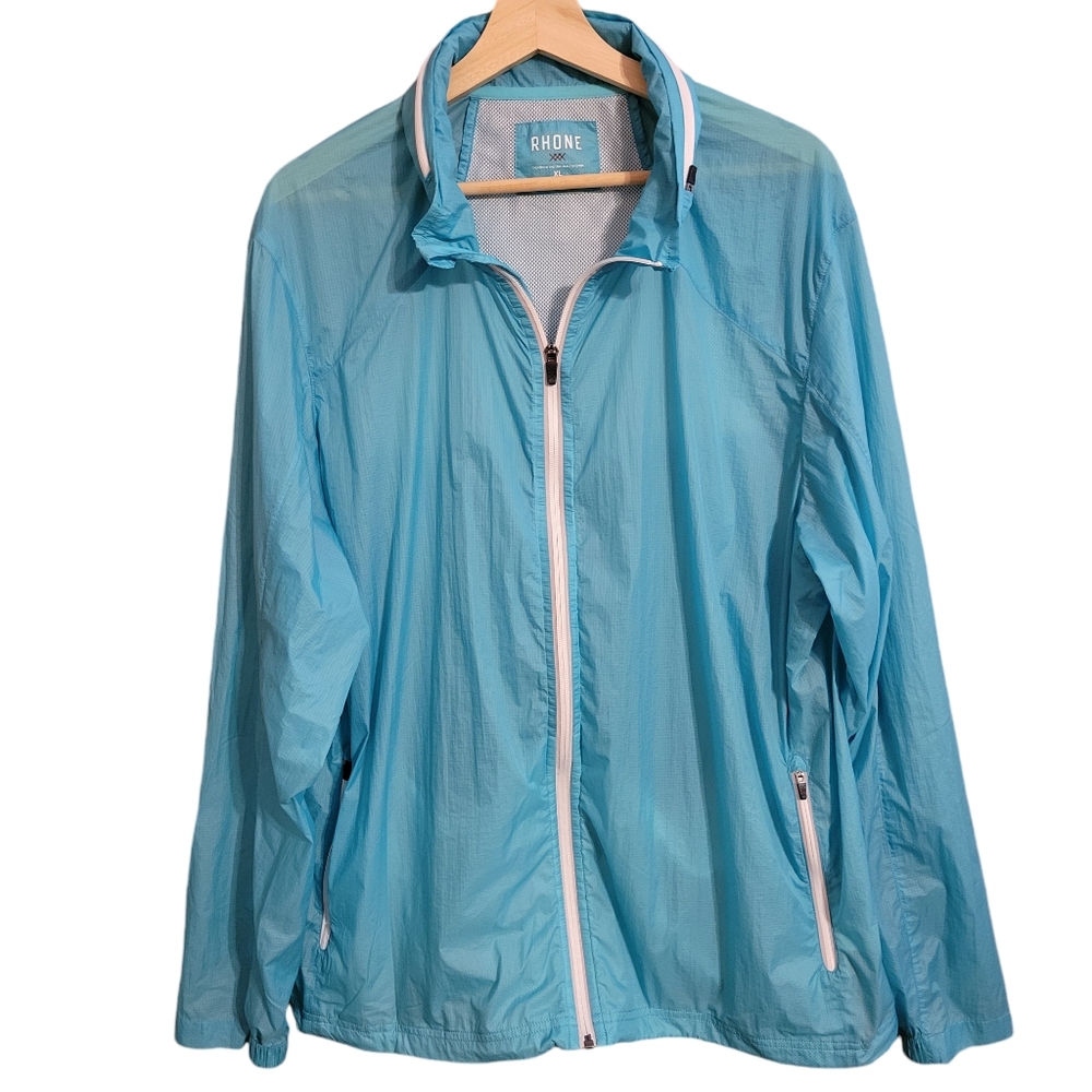 Rhone Lightweight Rain Jacket Packable Hood